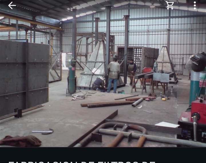Fabricación de filtros de mangas y secadores de aleta