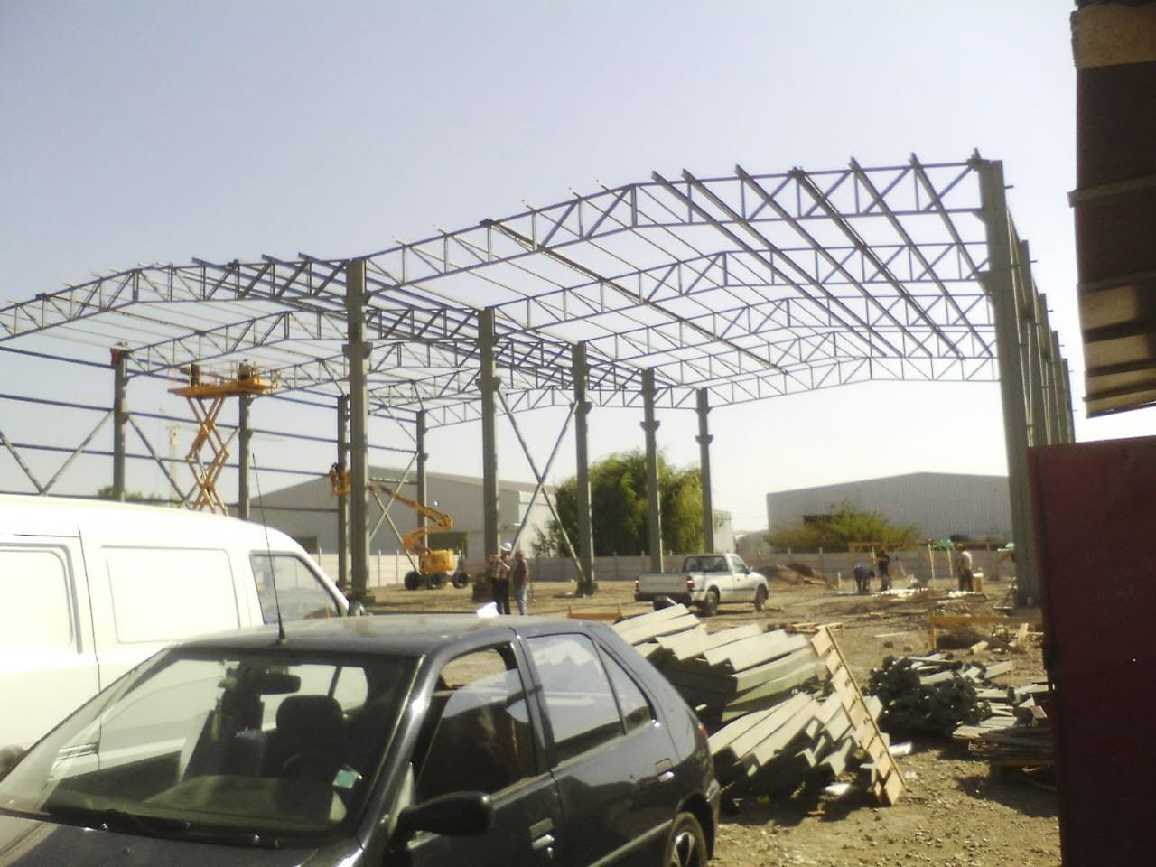 Montaje de estructura industrial