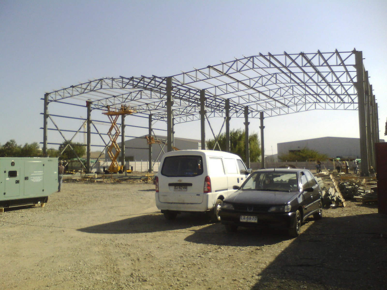Fabricación de galpones